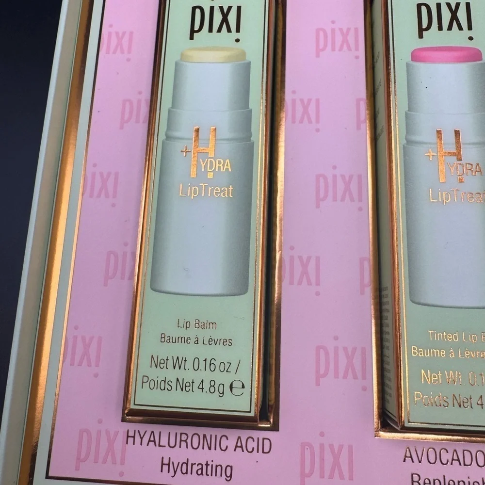 NWT Pixi LipTreat Trio Boxed Set